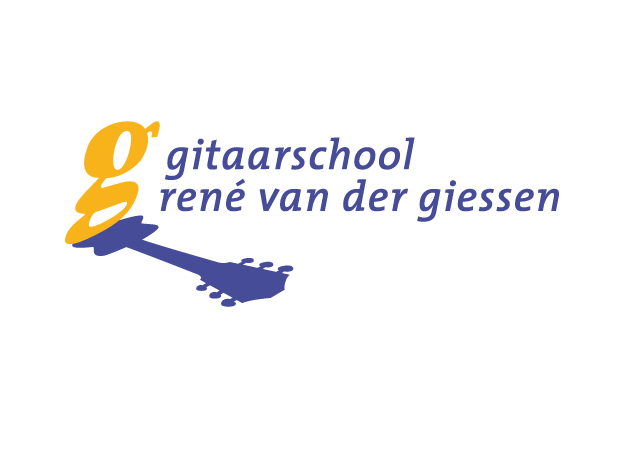 Logo voor Gitaarschool René van der Giessen.