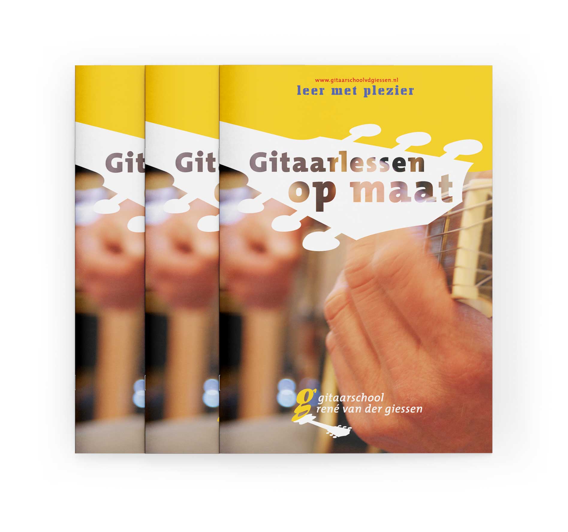 Vormgeving voor gitaarschool