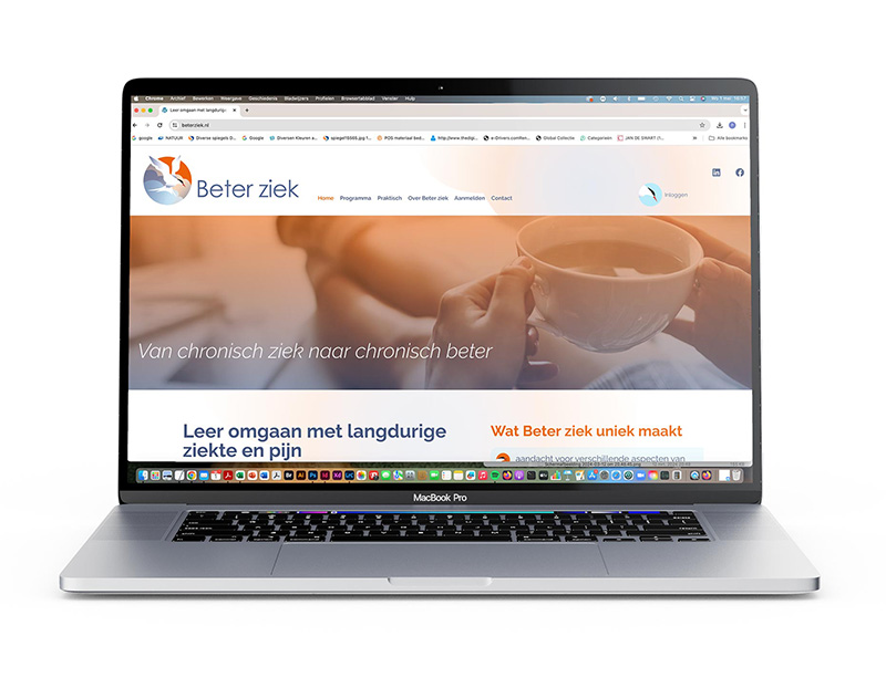 Huisstijl en website voor Beter ziek