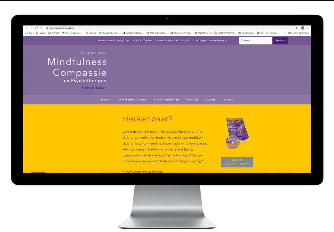 Vormgeving voor Centrum voor Mindfulness